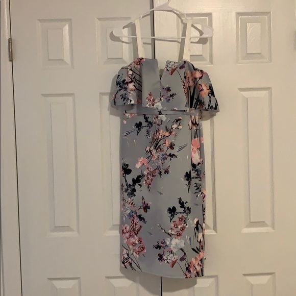 Midi Blue Floral Dress - Picture 5 of 10